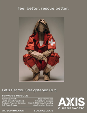 AXIS Chiropractic — origami rescue figure