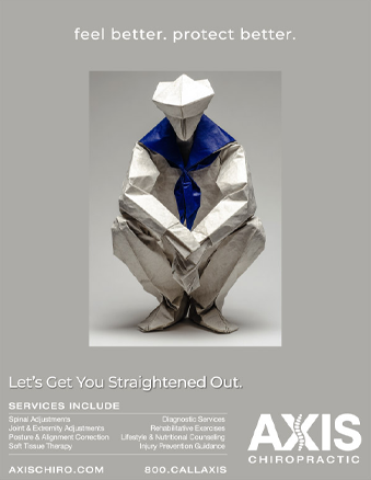 AXIS Chiropractic — origami sailor figure